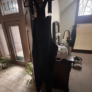 GAP Maternity black Denim Overalls